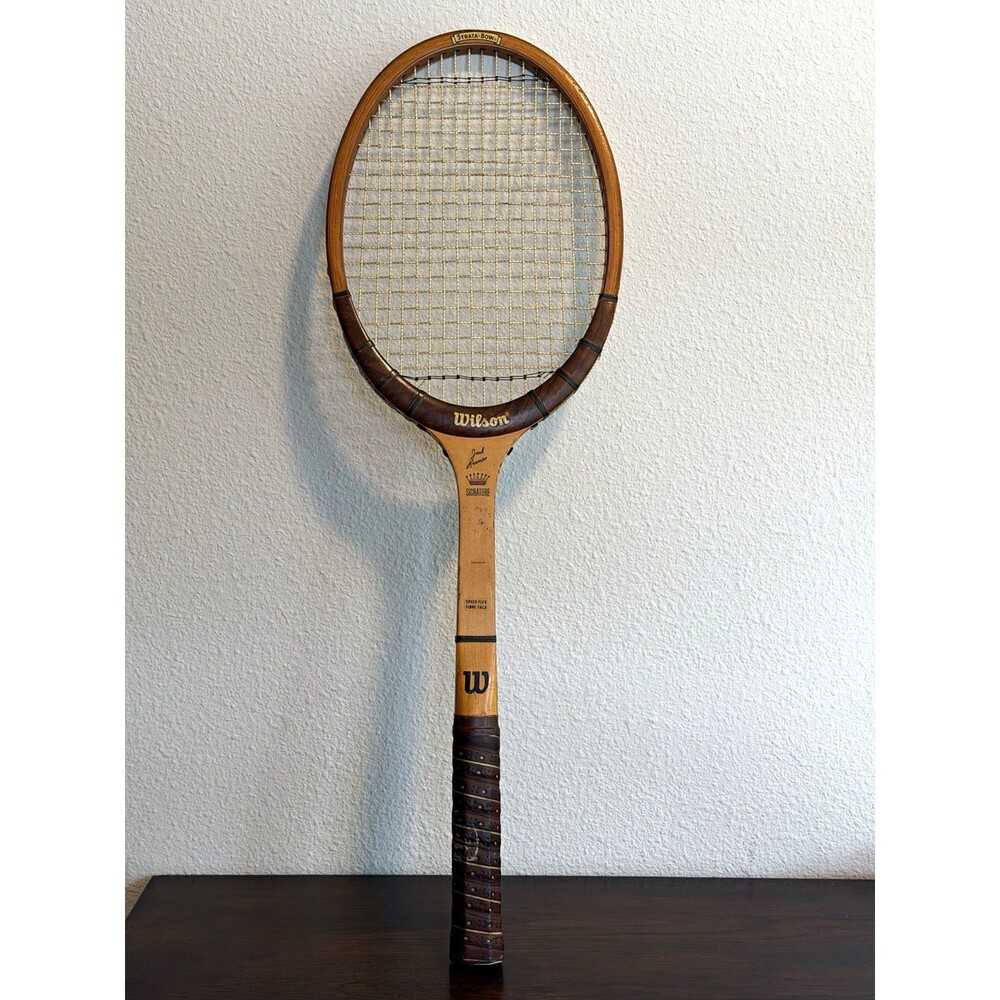 Wilson Jack Kramer Signature Strata-Bow Wood Tennis Racquet Grip 4 5/8
